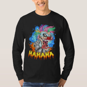 Phantastischer Clown Beängstigend und Halloween Ho T-Shirt