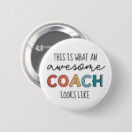 Phantastischer Coach | Bester Coach je | Funny Coa Button