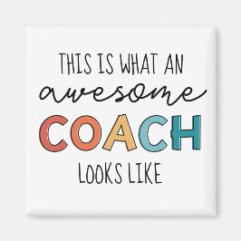 Phantastischer Coach | Bester Coach je | Funny Coa Magnet