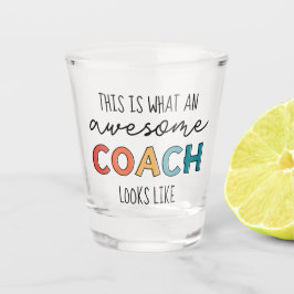 Phantastischer Coach | Bester Coach je | Funny Coa Schnapsglas