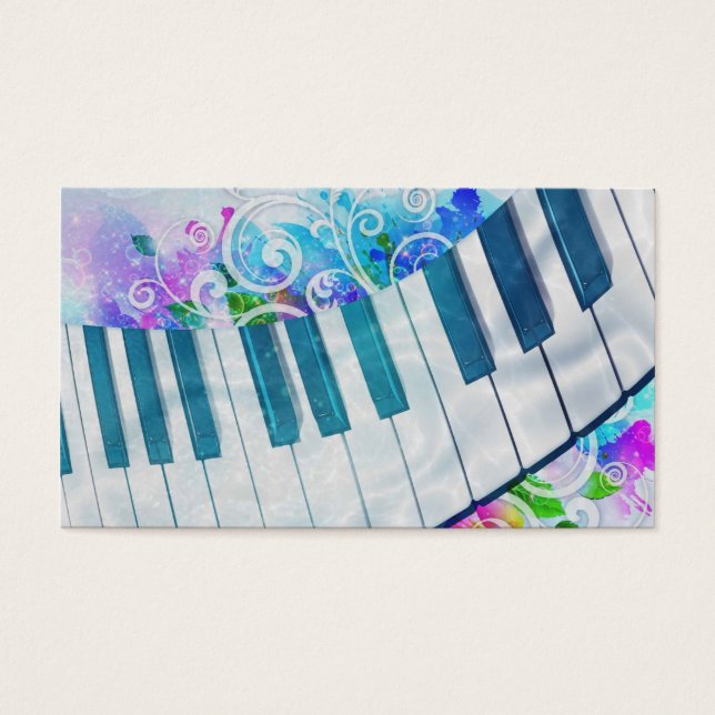 Phantastischer cooler kreisförmiger Piano-Lichteff (Vorderseite)