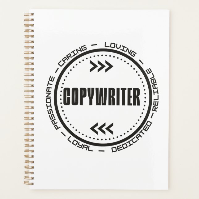 Phantastischer Copywriter Planer (Vorderseite)