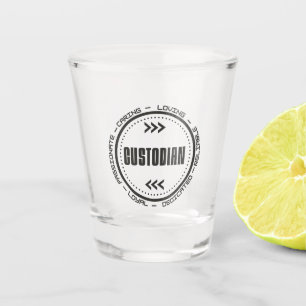 Phantastischer Custodian Schnapsglas