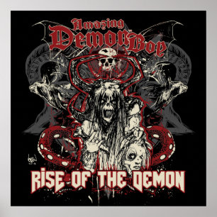 Phantastischer Dämonenboy-Aufstieg des Dämonenpost Poster