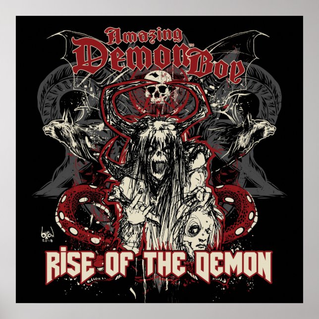 Phantastischer Dämonenboy-Aufstieg des Dämonenpost Poster (Vorne)