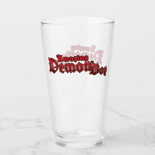 Phantastischer Dämonenjunge  Glas (Vorderseite)