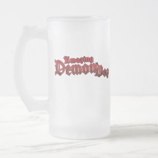 Phantastischer Dämonenjunge Mattglas Bierglas