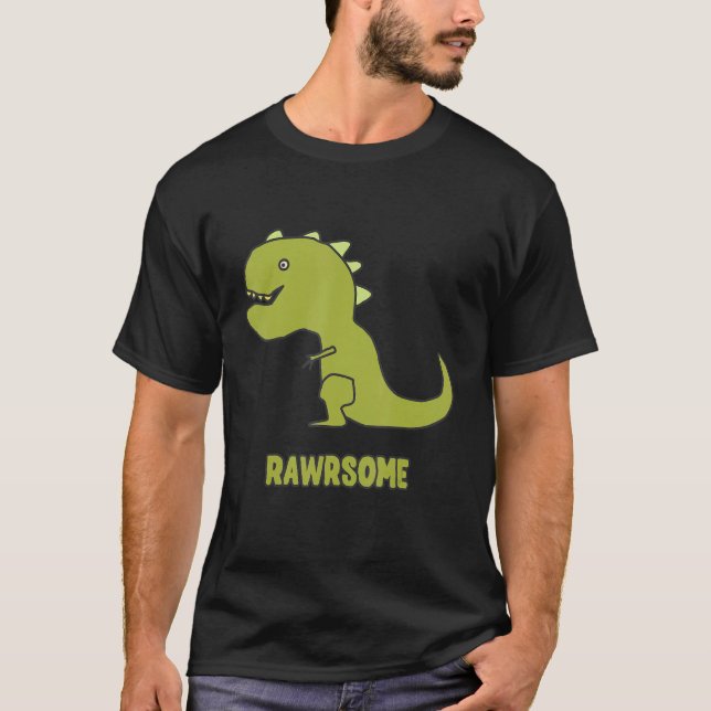Phantastischer Dinosaurier T-Rex 1 T-Shirt (Vorderseite)