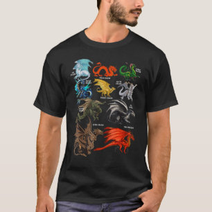 Phantastischer Drache liebt Geschenk für Shirts