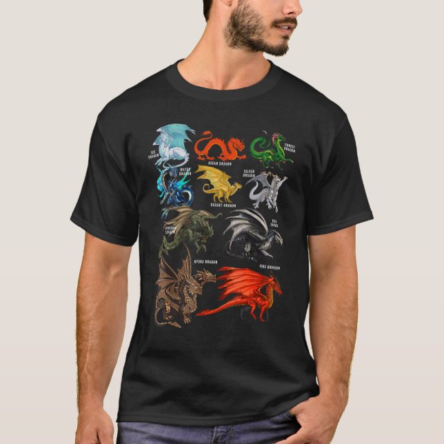 Phantastischer Drache liebt Geschenk für Shirts (Vorderseite)