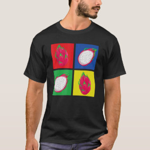Phantastischer Dragon Frucht tropische Lebensmitte T-Shirt