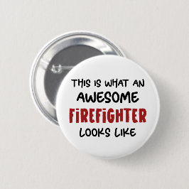 Phantastischer Feuerwehrmann Feuerwehrmann Button