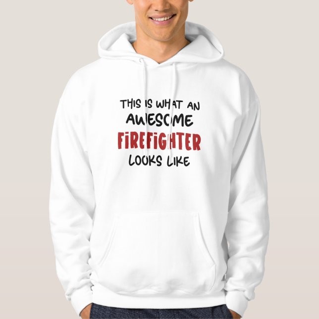 Phantastischer Feuerwehrmann Feuerwehrmann Hoodie (Vorderseite)