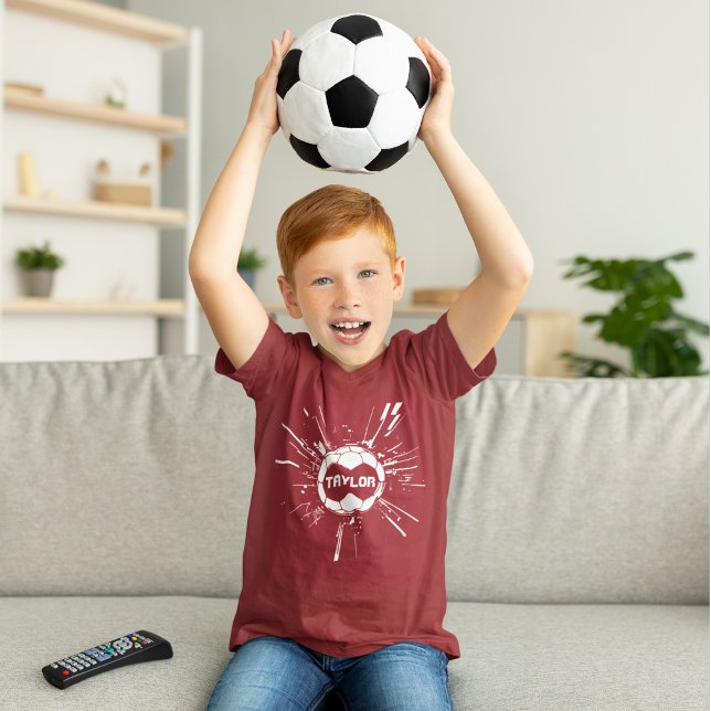 Phantastischer Fußball - Kids-Name auf Kinderfußba T-Shirt (Von Creator hochgeladen)
