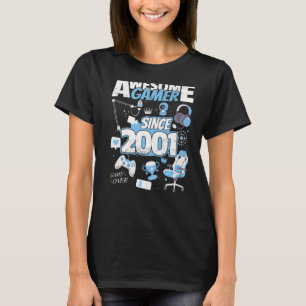 Phantastischer Gamer seit 2001, Boy Girl Gaming Se T-Shirt