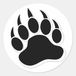 Phantastischer Gay Bear Clave B&W 3D-Effekt Sticke Runder Aufkleber