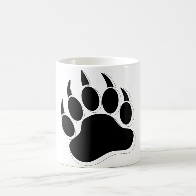 Phantastischer Gay Bear-Effekt B&W-3D-Effekt Tasse (Mittel)