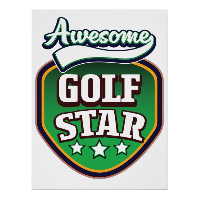 Phantastischer Golfstar Poster (Vorderseite)