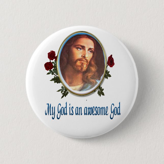 Phantastischer Gott Button (Vorderseite)