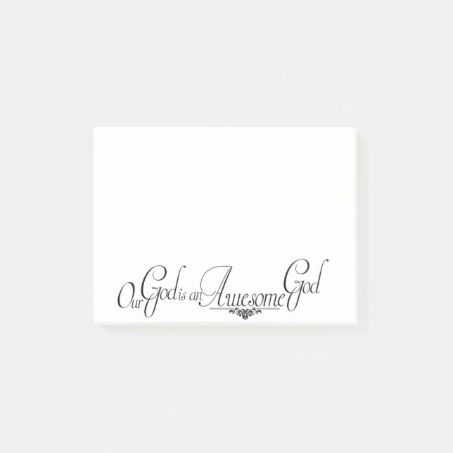 Phantastischer Gott Post-it Klebezettel (Vorderseite)