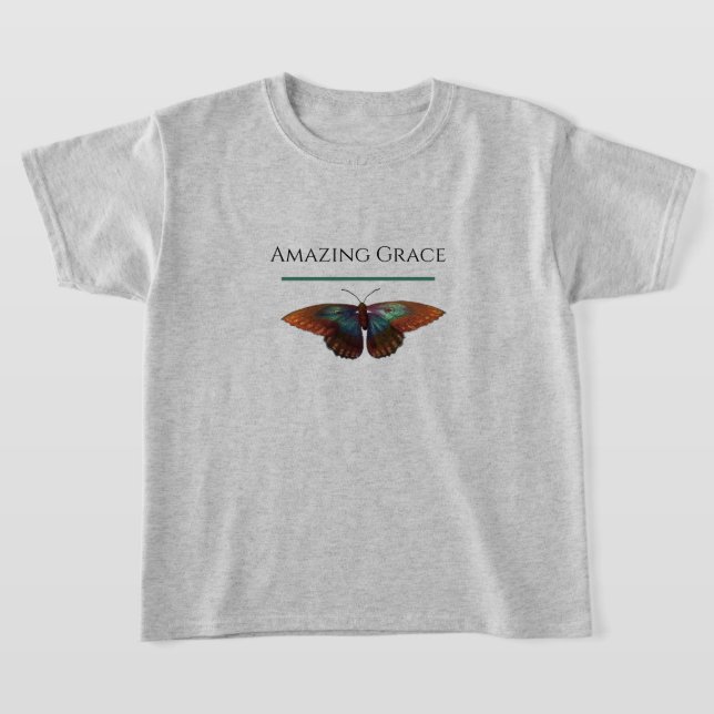 Phantastischer Grace-T - Shirt mit Schmetterling (Ablage )