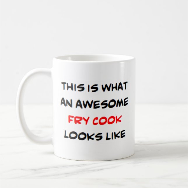 phantastischer Grillkoch Kaffeetasse (Links)