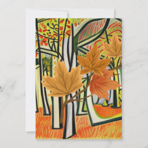 Phantastischer Herbst Feiertagskarte