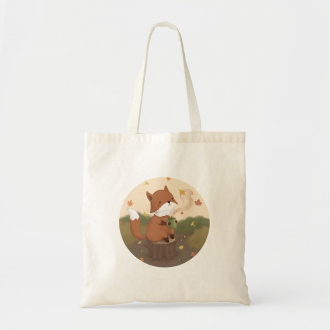 Phantastischer Herbst: Fox Tragetasche (Vorne)