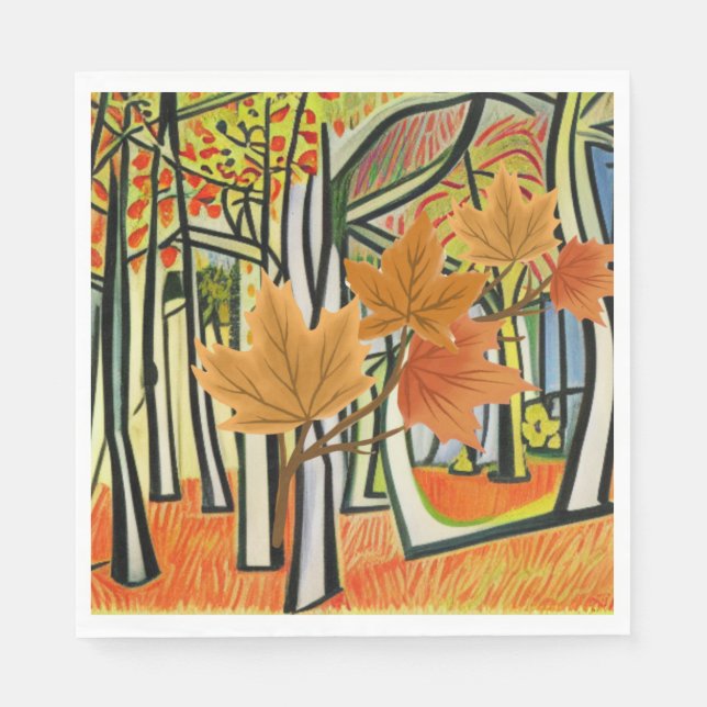 Phantastischer Herbst Serviette (Vorderseite)