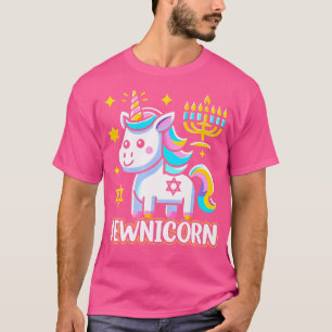 Phantastischer jüdischer Menorah-Stern von David T-Shirt