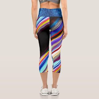 Phantastischer karamelliger Nachtisch niedlicher T Capri Leggings