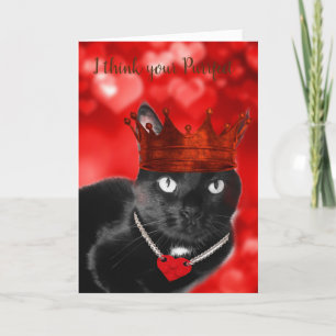 Phantastischer Katzenvalentin — Feiertagskarte