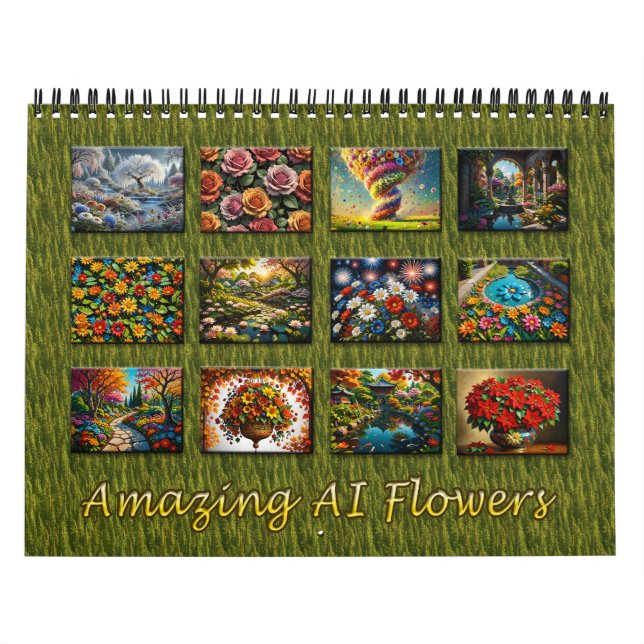 Phantastischer KI-Fowers-Kalender Kalender (Titelbild)
