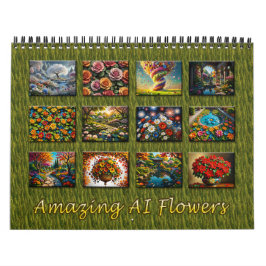 Phantastischer KI-Fowers-Kalender Kalender