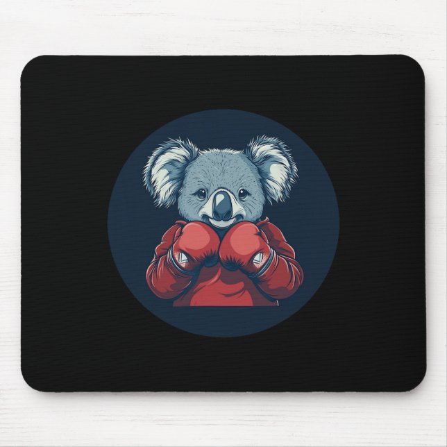 Phantastischer Koala Bear Boxer für eine Knockout  Mousepad (Vorne)