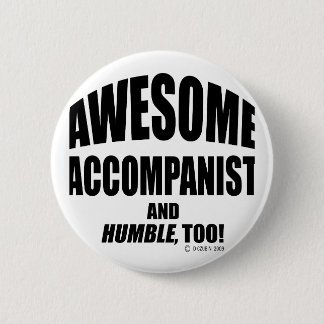 Phantastischer Kompanist Button (Vorderseite)