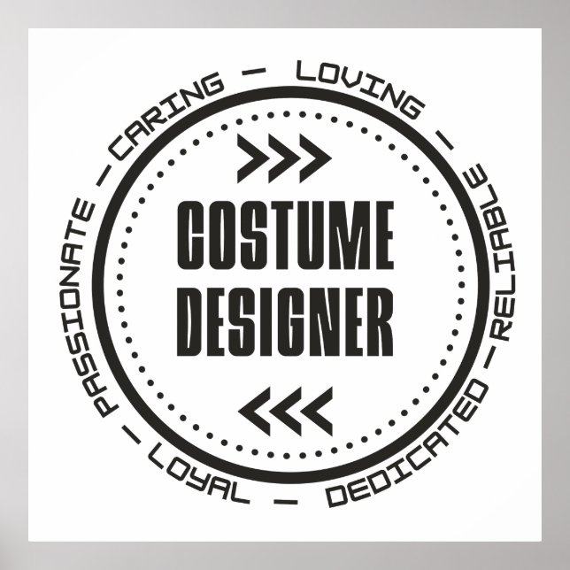 Phantastischer Kostümbildner Poster (Vorne)