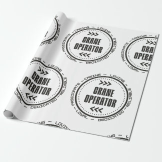 Phantastischer Kranbetreiber Geschenkpapier