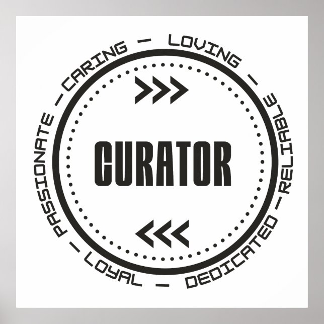 Phantastischer Kurator Poster (Vorne)