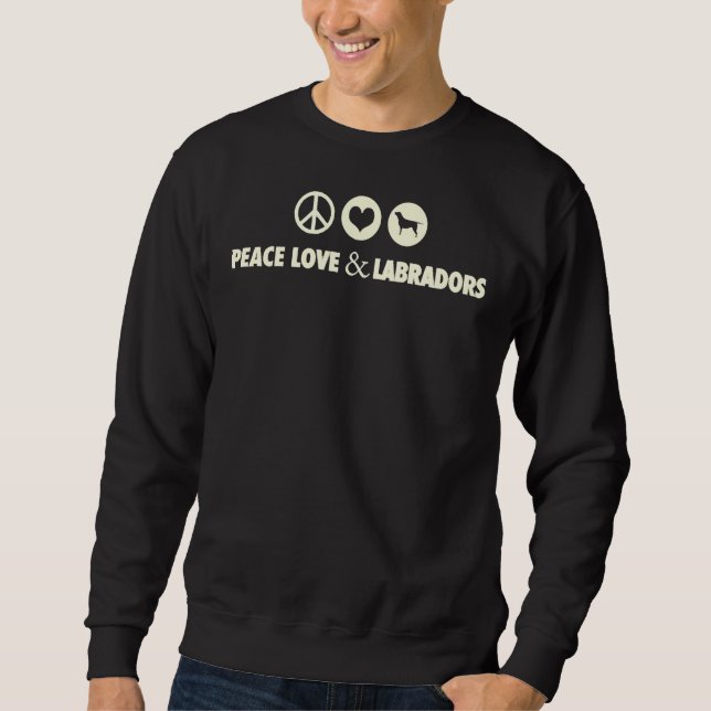 Phantastischer Labrador Hund Sweatshirt (Vorderseite)