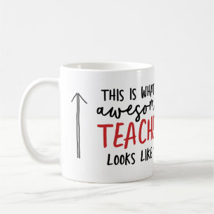 Phantastischer Lehrer, modernes Typografie-Geschen Kaffeetasse