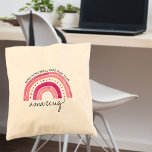Phantastischer Lehrer Pink Doodle Rainbow Personal Tragetasche<br><div class="desc">Personalisierte Tasche - großartiges Lehrergeschenk zum Jahresende Dank oder Lehrer Wertschätzung anwesend. Das Design ist beidseitig bedruckt und verfügt über einen doodle Regenbogen in Rosatönen. Die Formulierung ist vollständig editierbar und lautet "Der Lehrername hat unser Jahr phantastisch gemacht!". Ein niedliches und nützliches Geschenk für Ihren Lehrer.</div>