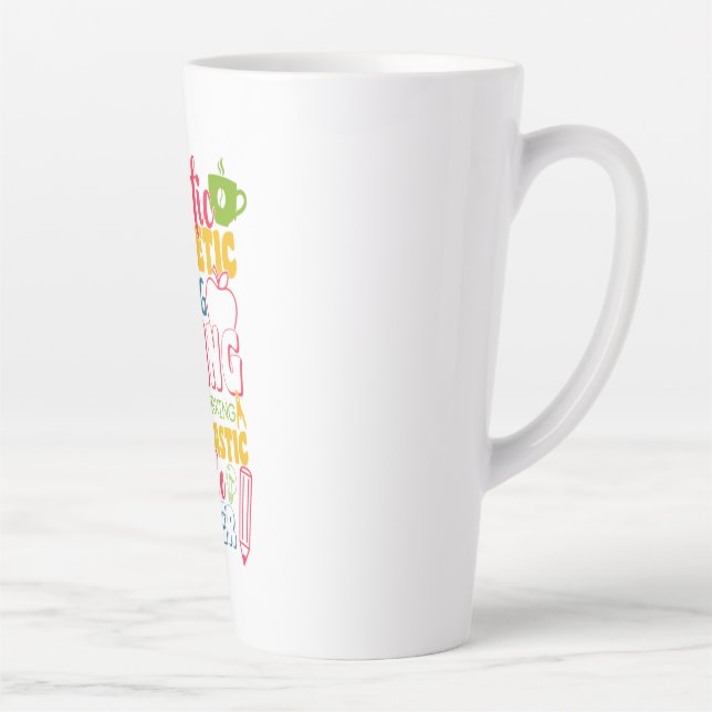 Phantastischer Lehrertag Gekümmert Lehrer Milchtasse (Rechts)
