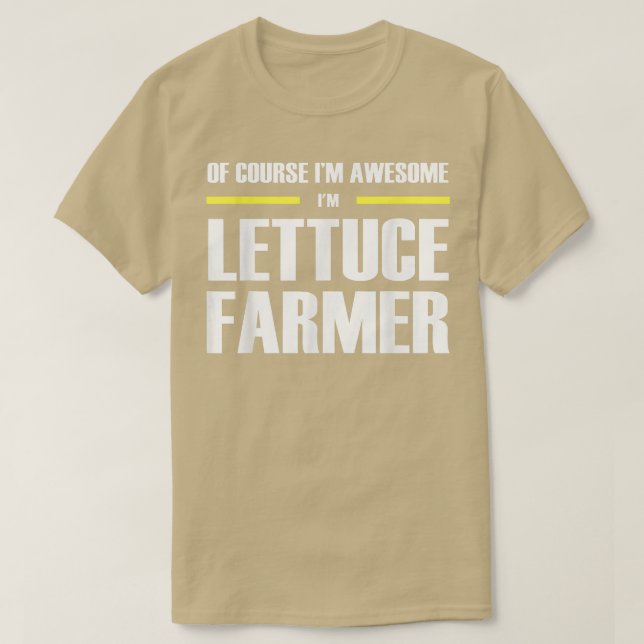 Phantastischer Lettuce Bauer T-Shirt (Design vorne)