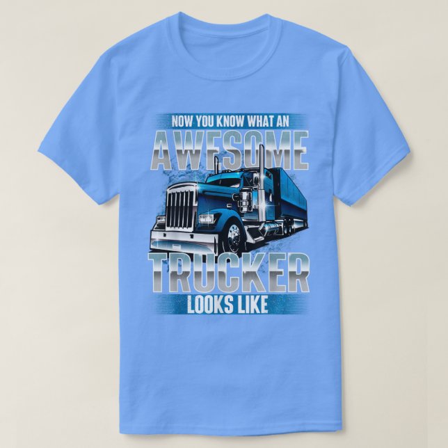 Phantastischer LKWerSemi LKW-LKWs Big Rig T-Shirt (Design vorne)