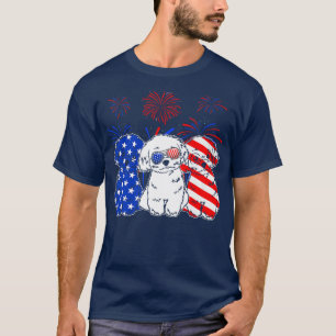 Phantastischer maltesischer Hund - Amerikanische F T-Shirt