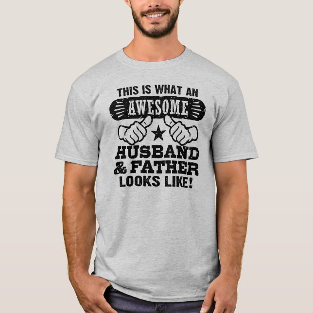 Phantastischer Mann und Vater T-Shirt (Vorderseite)