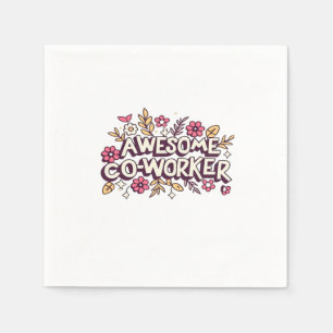 Phantastischer Mitarbeiter, Kollege, Geschenk, Bes Serviette