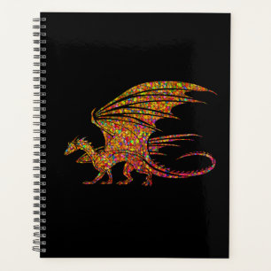 Phantastischer Mosaikdrache  Planer