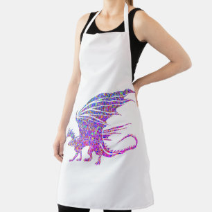 Phantastischer Mosaikdrache Schürze